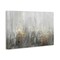Stupell Industries Grey Silver Abstract Drip Canvas Wall Art Design by LSR Design Studio